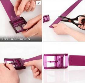 Belt เส้นละ 250 บาทเข็มขัดซิลิโคน หัวเข็มขัดเป็นพลาสติก สีสันสดใส