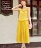 *พร้อมส่ง* ชุดเดรส Maxy dress แบบน่ารัก สีเหลือง (dressuphouse รหัส 339y)