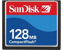 SANDISK - Compact flash card 128MB