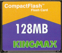 KINGMAX - CF Card 128MB Compact Flash Card