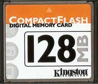 KINGSTON - CF Card 128MB 25X Compact Flash Card