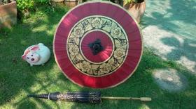 ขาย FC002  ร่มโบราณเพ้นท์ลาย