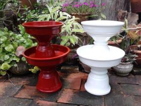 ขาย KN001 พานแดง พานขาวสีล้วน