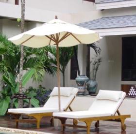 ขาย UM018-1 ร่มสนามผ้าไม้เนื้อแข็ง 40 - 60 นิ้ว