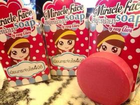 Miracle Face Soap by easy Aura สบู่หน้าเงา เนียนกระจ่างใส 4 มิติ