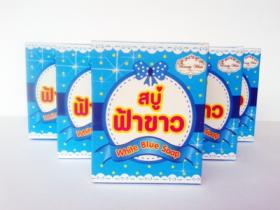 สบู่ฟ้าขาว White Blue Soap