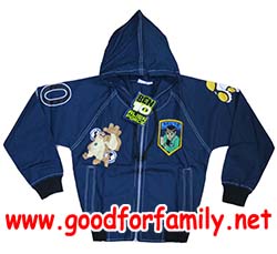 เสื้อกันหนาว jacket มีฮู้ด Ben10 สีน้ำเงิน เบนเทน เบ็นเท็น แจ็กเก็ต แจกเกต เสื้อผ้าเด็ก hood เสื้อแขนยาว รหัส jckben133