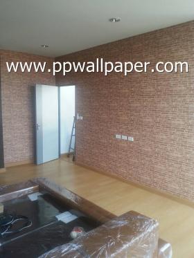 ppwall ติดวอลลายอิฐแดงโชคชัย4