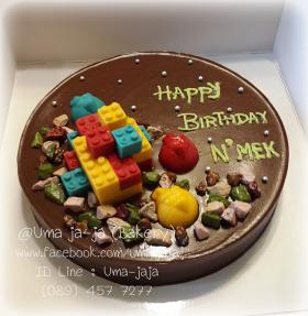 เค้กช็อคโกแลต หน้านิ่ม (HBD N'MEK)