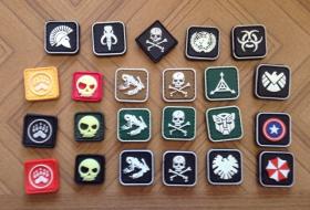 patch อาร์ม ชิ้นเล็ก : แบบ pvc (อาร์มติดเสื้อ , ตก แต่งกระเป๋าแนว tactical)