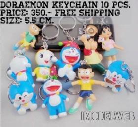 Doraemon พวงกุญแจโดเรมอน ชุด 10 ตัว