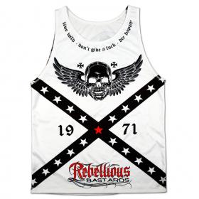 ขาย REBELLIOUS BASTARDS  Rebellious เสื้อกล้ามแฟชั่น Hell Yeah Fu*k Rebel Tattoo Style Fashion Sport wear