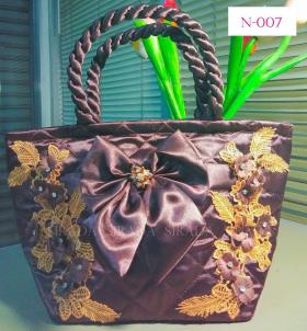 ขาย กระเป๋าผ้า ปักเลื่อมด้วยมือ (N-007)
