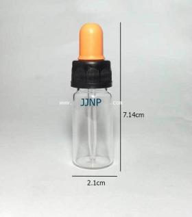 ขวด10CCบาง ใส ชุดหยด ขวดแก้วใส ขนาด10cc พร้อมชุดหยดหลอดแก้ว