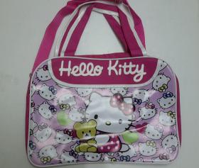 กระเป๋าใส่ของ kitty สีชมพู มือ1