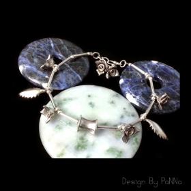 SB002 สร้อยข้อมือเงินแท้ 92.5%&จี้เงินแท้ 92.5% สร้อยเงินแท้งานแฮนด์เมด