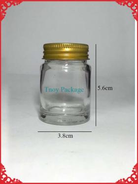 ขวด 30ml ยาหอม ฝาโลหะทอง