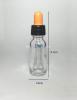 ขวด15 cc ยาย้อม ใส ชุดหยด ขวดแก้วใสขนาด15cc พร้อมชุดหยดหลอดแก้ว