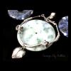 SB008 สร้อยข้อมือเงินแท้ 92.5%&จี้เงินแท้ 92.5%ใบไม้เงินงานแฮนด์เมด