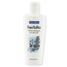 กิฟฟารีน แชมพูสูตรสมุนไพร เฮอร์บิต้า สำหรับผมมัน 200 ml. Herbita Herbal Shampoo for Oily Hair Giffarine