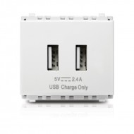 Philips เต้ารับ USB 2 ช่อง ฟิลิปส์ รุ่นลีฟ LeafStyle 2M USB Socket เต้ารับ USB Charger ฟิลิปส์