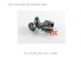 Nylon tip set screw stainless steel