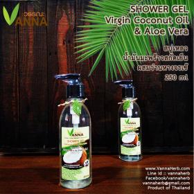 ขาย Vanna สบู่เหลวน้ำมันมะพร้าว ผสมว่านหางจระเข้ 250 มล.