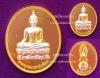 เหรียญพระพุทธนวราชบพิตร หลังตราสัญลักษณ์ ภปร เนื้อทองแดงชุบ 3 กษัตริย์ ชุดเหมา 17 องค์ {ปล่อยขาดทุน..ราคาถูกกว่า ปี 2554 !!}