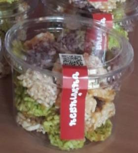 ขนมข้าวแต๋นจิ๋วน้ำแตงโมพร้อมทาน ขายปลีก-ส่ง