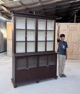 ตู้เทินหัวบัว 4 บานเปิด ฟอร์มสวยตู้หัวบัวทรงสูง