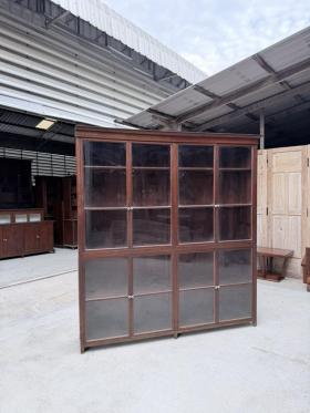 ตู้เทินหัวบัวขาหมู 4 บานเปิดตู้ทรงสูง