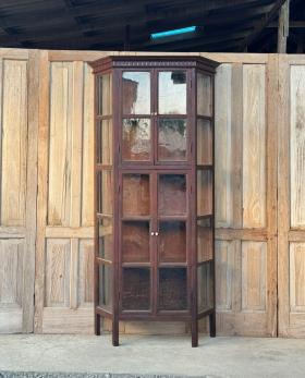 ตู้หัวบัวขีดล่างขาหมู 2 บานเปิด เพ้สองฝั่ง