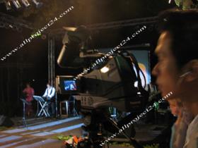 รับถ่ายวีดีโอ ถ่ายทอดสดขึ้นจอโปรเจคเตอร์