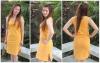 ขาย : เดรส ผ้ายืดหนาอย่างดี สีเหลื๊อง เหลือง