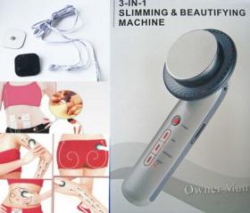 เครื่องนวดสลายไขมันอัลตร้าโซนิค อินฟาเรด พร้อมแผ่นแปะจี้จุดกระตุ้นกล้ามเนื้อ3in1