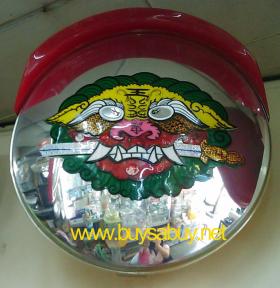 กระจกนูนโพลี สิงห์คาบดาบ ขนาด 24 นิ้ว ราคา 5,500 บาท