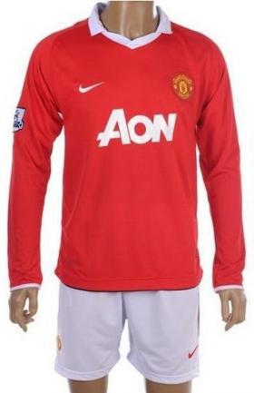 MANCHESTER UNITED สีแดงแขนยาว