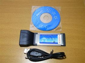 ขาย Exress card 34mm to USB 3.0 2port แบบยื่น มีไฟเลี่ยง NEC Chipset