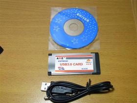 ขาย Express card 34mm to USB 3.0 1Port มีไฟเลี้ยง 