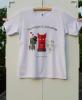 [Size M คอกลม ทรงผู้ชาย] Love at First Sight สีขาว