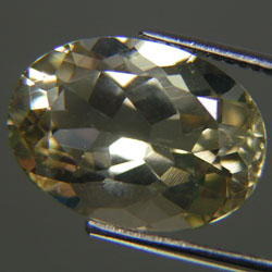 6.58ct แอนดีซีน ธรรมชาติ สีเหลืองสวย อัญมณีหายากจากคองโก NATURAL YELLOW ANDESINE