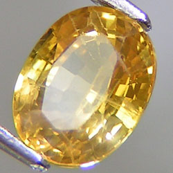 1.83ct NATURAL GOLDEN YELLOW SAPPHIRE บุษราคัม ธรรมชาติ สีเหลืองทองสวยมาก พลอยศรีลังกาแท้ๆ 