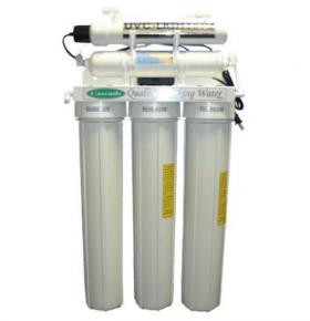 เครื่องกรองน้ำแบบแขวน  5 ขั้นตอน ระบบ UV (UV 11W)
