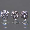 0.20ct (3pcs.) NATURAL WHITE DIAMOND เพชร ธรรมชาติ สี I-J เกรด VS2 เพชรแท้ 100%