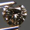 0.32ct เพชร สีแชมเปญ ธรรมชาติ สะอาดสวยไฟดีมาก สีธรรมชาติรูปหัวใจ NATURAL CHAMPAGNE DIAMOND