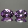 9.76ct คู่เหมือน แอเมทิสต์ ธรรมชาติ เหมาะทำตุ้มหู อัญมณีประจำเดือนเกิดกุมภาพันธ์ AMETHYST