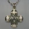 สร้อยคอพร้อมจี้มาร์คาไซต์แท้ ตัวเรือนเงินแท้ 925 SILVER PENDENT NECKLACE with MARCASITE
