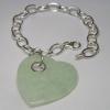 สร้อยข้อมือหยกแท้ ตัวเรือนเงินแท้ 925 STERLING SILVER BRACELET WITH NATURAL JADE สวยๆ