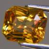 1.21ct NATURAL CEYLON YELLOW SAPPHIRE บุษราคัม ธรรมชาติ สีเหลืองทองสวยมากสะอาด จากศรีลังกา