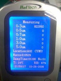 HPC600 handheld laser particle counter : HAL TECHNOLOGY